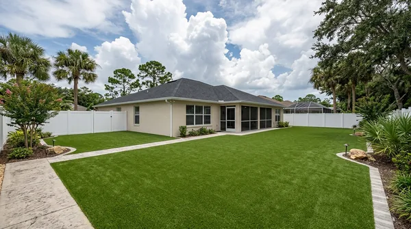 Team Palm Bay Turf Installation in Palm Bay