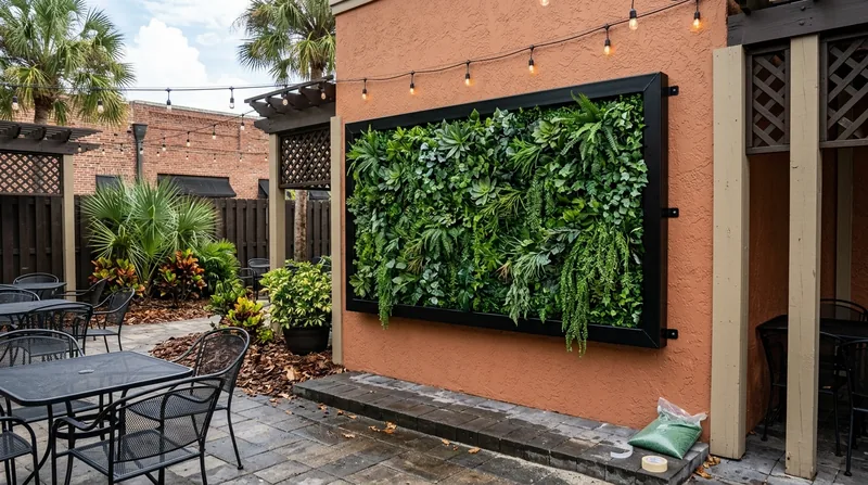 Artificial Grass Walls & Vertical Greenery Palm Bay