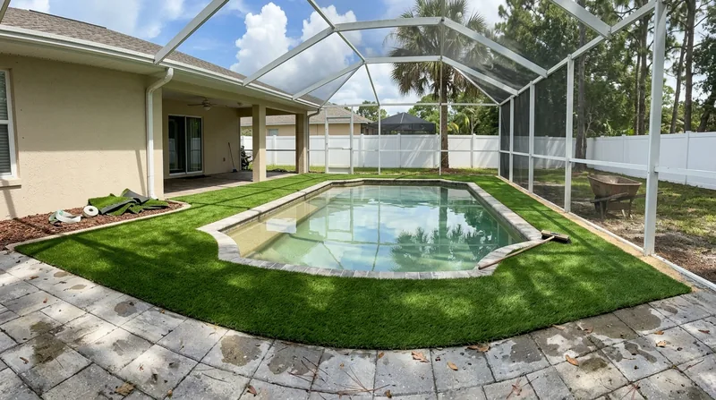 Pool Surround Turf Palm Bay
