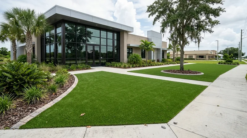 Commercial Artificial Grass Installation Palm Bay